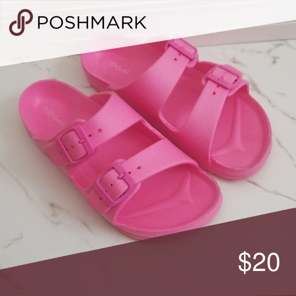 birkenstock rubber pink