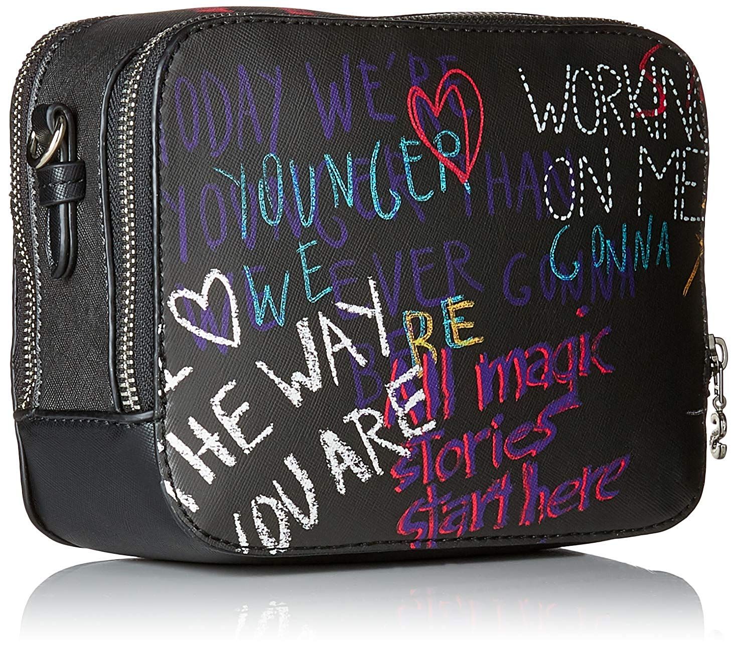 Mujer 5x15x19 Bandolera Bols Desigual Wall 7 5 Bolsos Negro graffiti Jasper qYfzwBZ