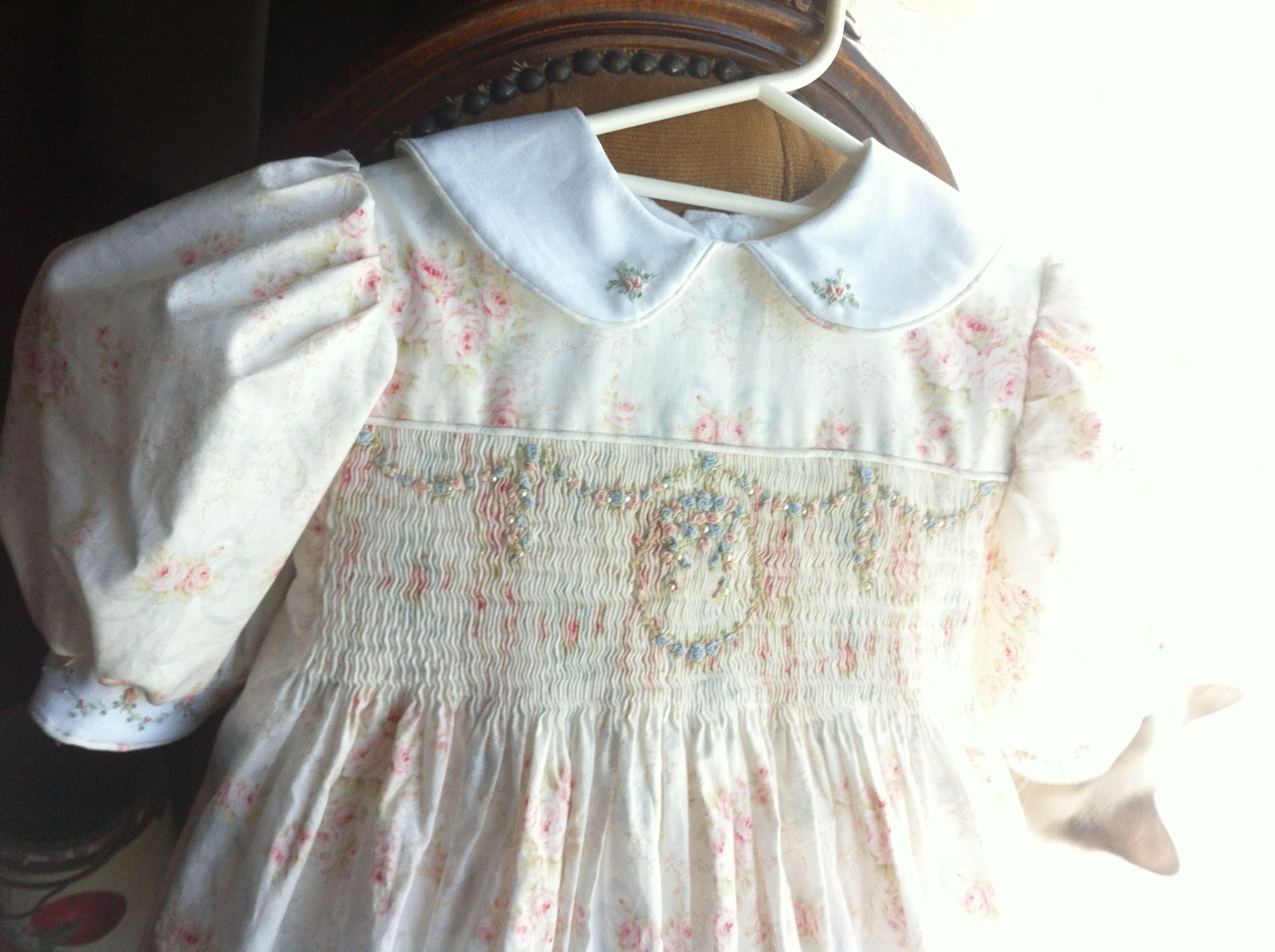 I Designed This Embroidery To Go On The Yoke Rather Than Smock The i-designed-this-embroidery-to-go-on-the-yoke-rather-than-smock-the