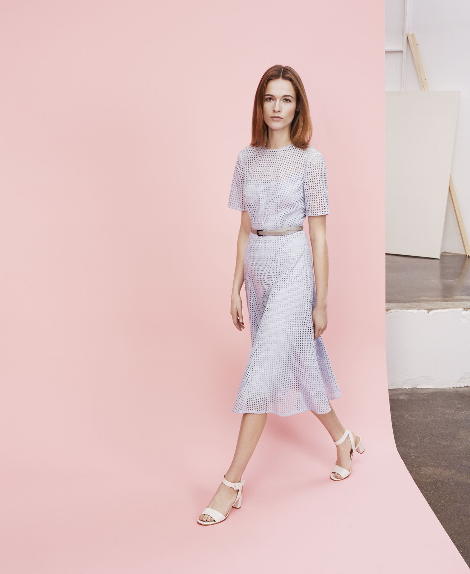 hobbs silver dress