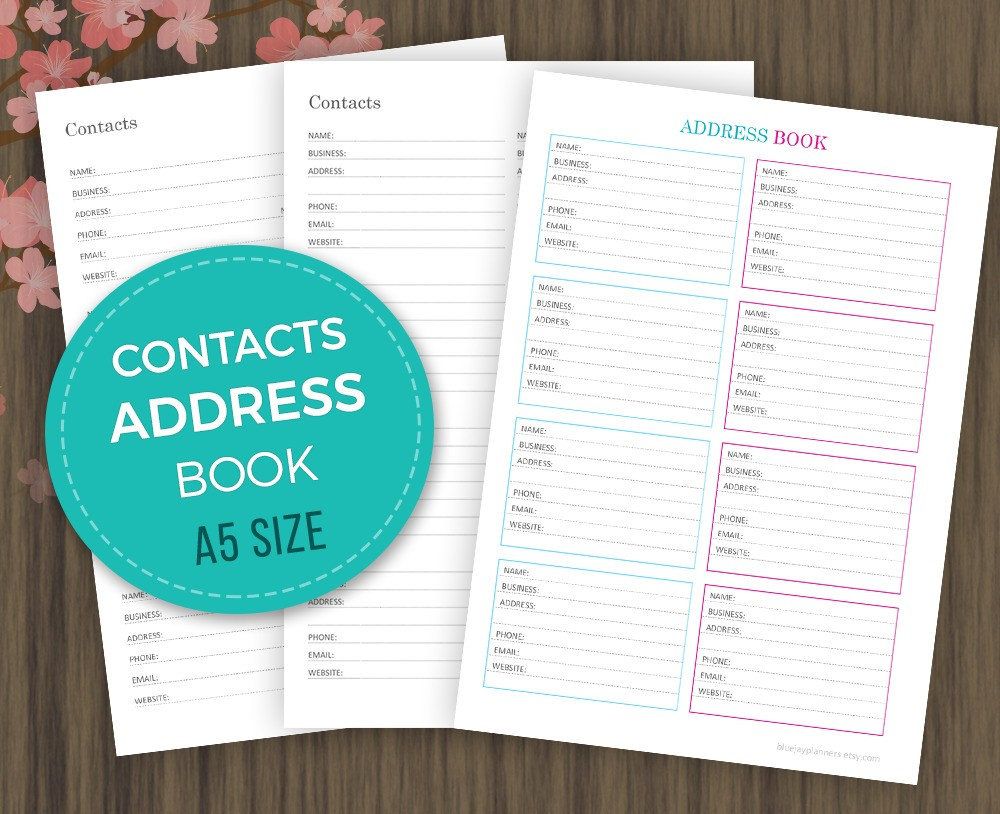 digital address book