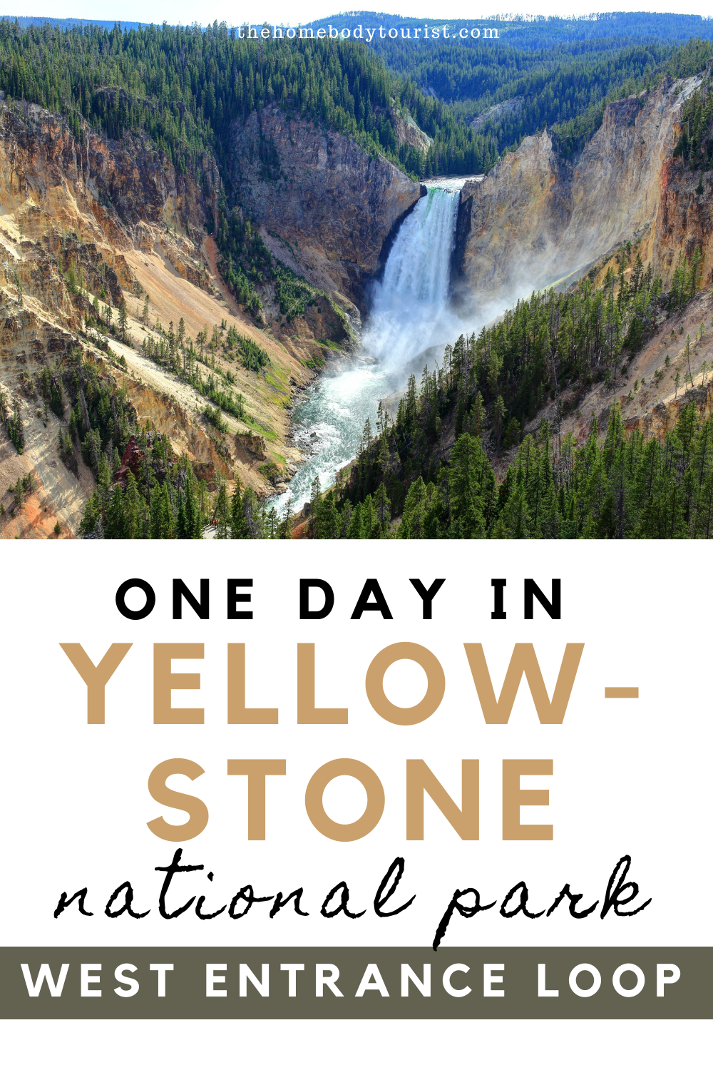 One day in Yellowstone National Park with Kids- West Entrance Loop