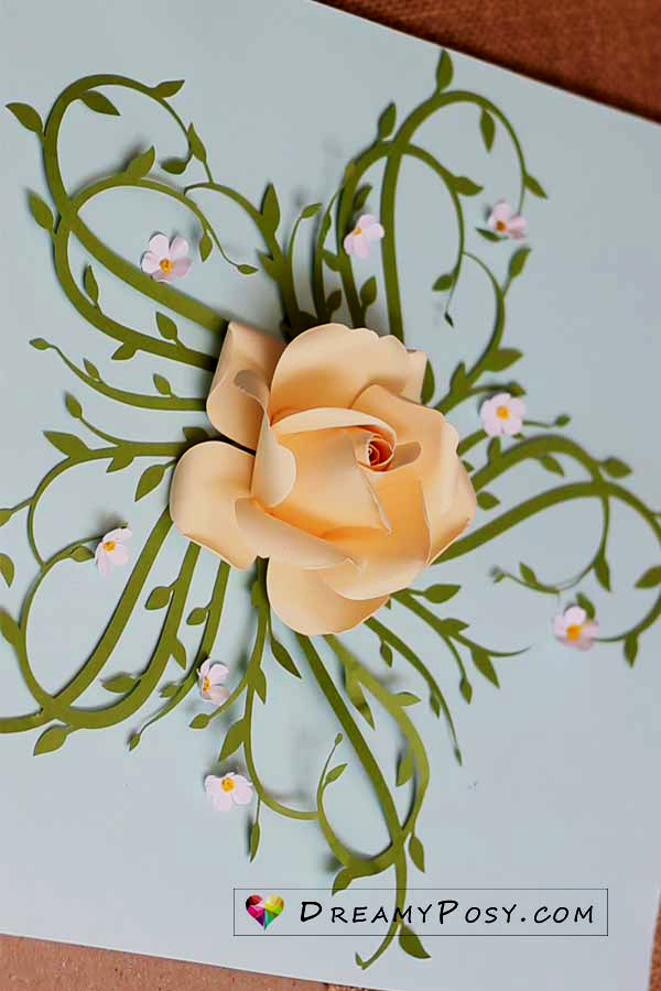 Easy tutorial to make a paper rose, FREE template #crepepaperroses Easy tutorial to make a paper rose, FREE template #crepepaperroses
