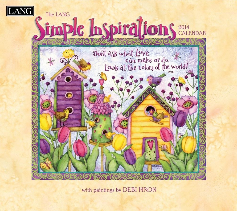 Simple Inspirations 2014 Wall Calendar 1001672 Lang Wall Simple Inspirations 2014 Wall Calendar 1001672 Lang Wall