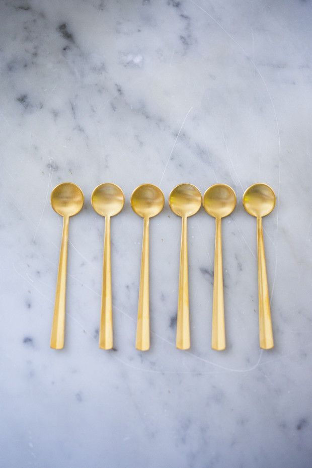 Gold Coffee Spoons Interior Design Pinterest Spoon Gold Coffee Spoons