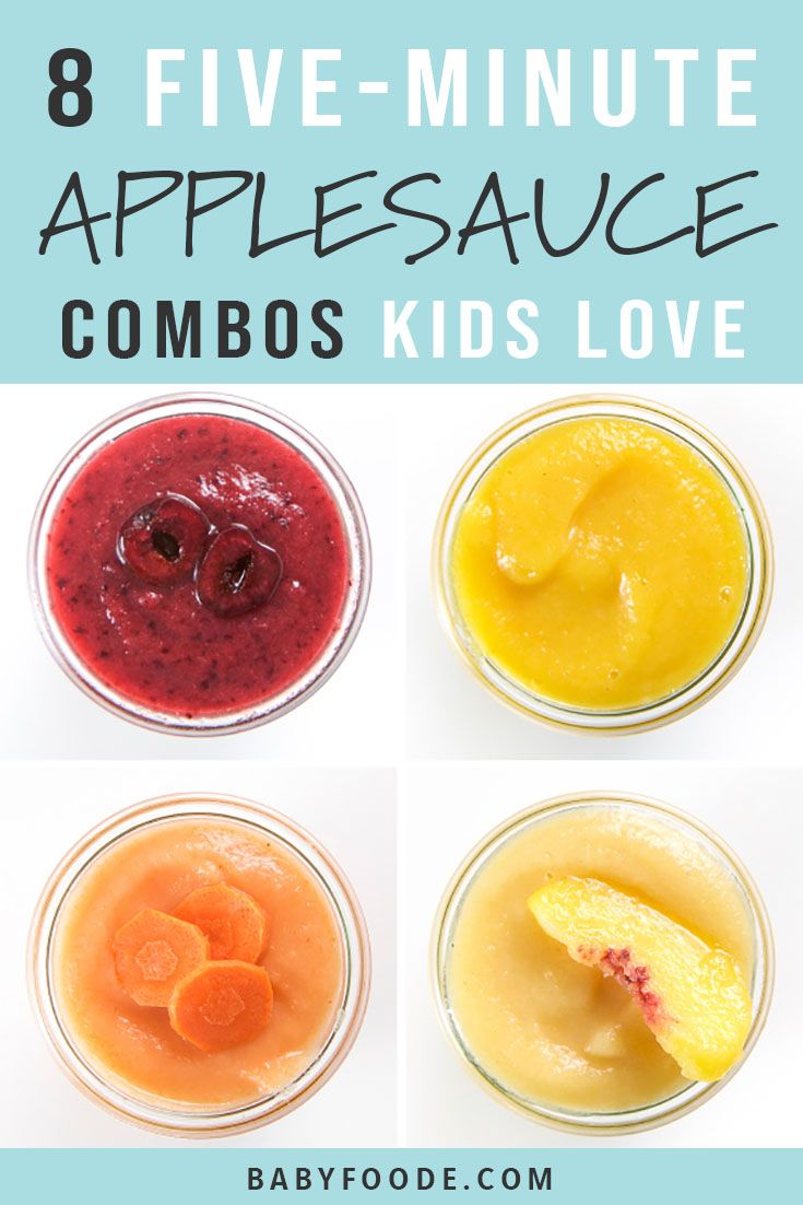 These 8 delicious 5-Minute Applesauce Combos for Toddlers + Kids are so good, they will knock your kids socks off! These combinations are filled with healthy fruits and veggies (!!!) and are perfect for an easy snack, a side dish for lunch or even a quick breakfast on-the-go. #healthykids #applesauce #snack #breakfast #healthy Toddler Snacks, Healthy Snacks For Kids, Kids Snacks, Easy Snacks, Kids Meals, School Snacks, Kids Lunch, Lunch Ideas, Healthy Fruits
