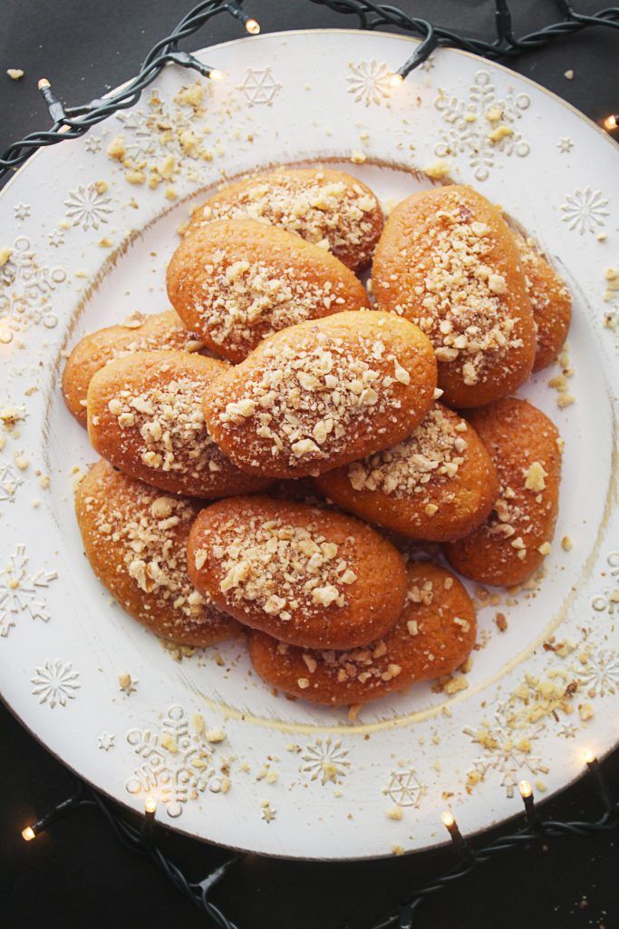Greek Honey Cookies - Melomakarona