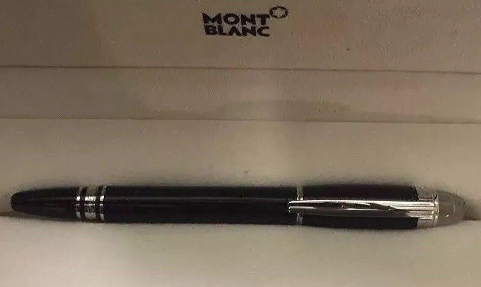 Montblanc Starwalker Midnight Black Rollerball Fineliner Pen In Mint Condtion Ebay Fineliner Pens Blowout Sale Mont Blanc