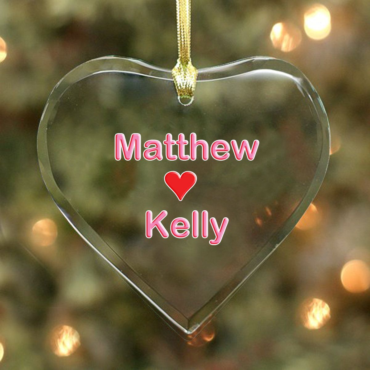 Personalized Valentine's Glass Heart Ornament | Sun Catcher - Valentine's Day Gift for Him Gift for Her Couple Gift Valentines Day Couple, Valentines Day Gifts For Her, Couple Gifts For Her, Gifts For Him, Personalized Christmas Ornaments, Glass Christmas Ornaments, Awesome Personalized Gifts, Personalised, Christmas Gifts For Couples