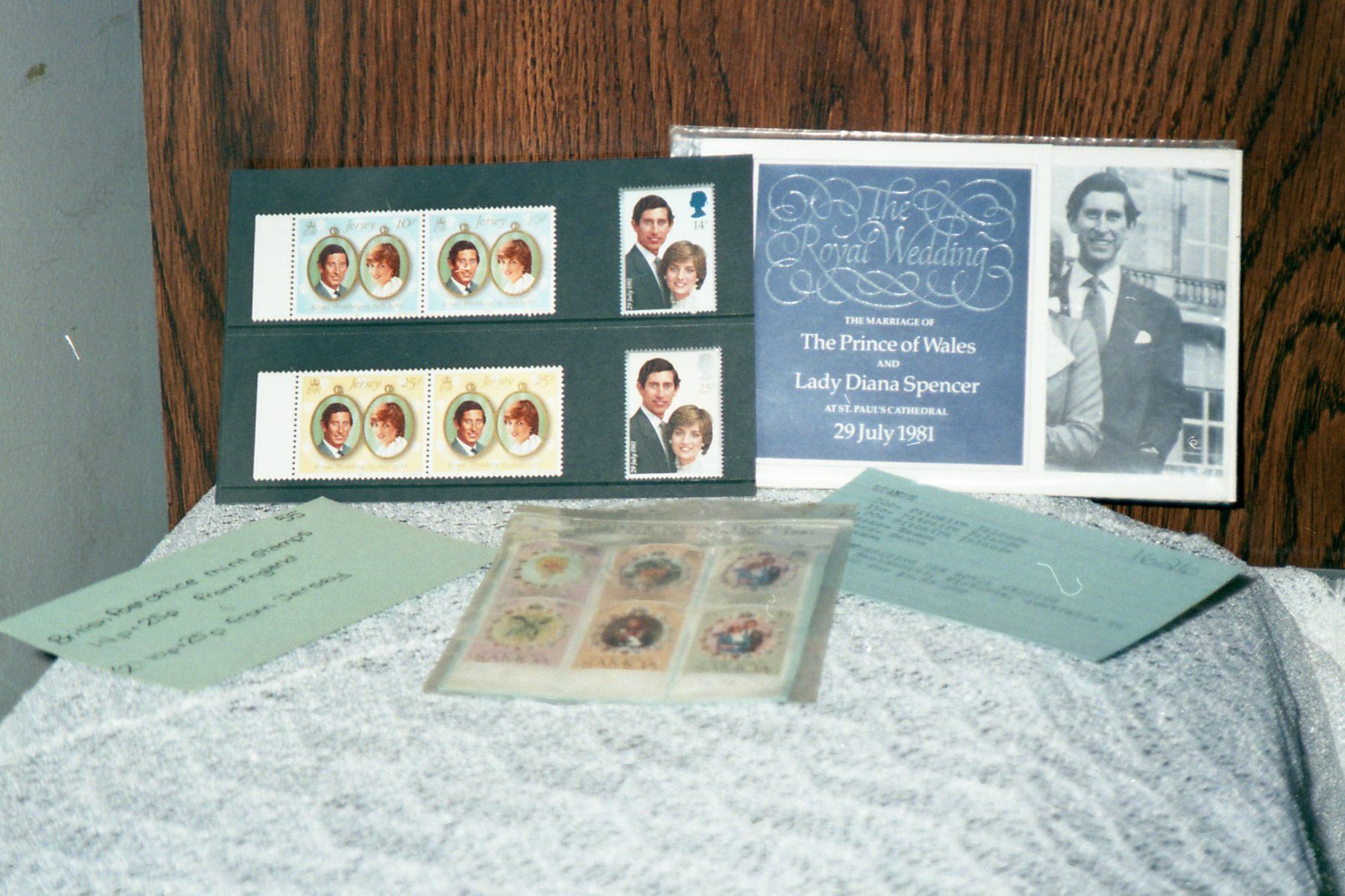 Commemorative Stamps For The Royal Wedding From Uk And Jersey Commemorative Stamps For The Royal Wedding From Uk And Jersey