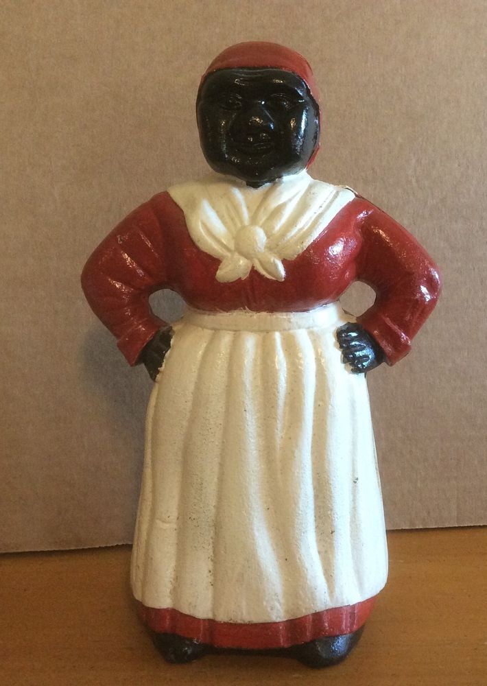 Vintage Aunt Jemima Cast Iron Bank 11 Tall Aunt Jemima Vintage