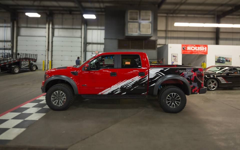 2014 Roush Raptor Truck Gets Custom Graphics - autoevolution | Raptor ... Custom Ford Raptor Graphics