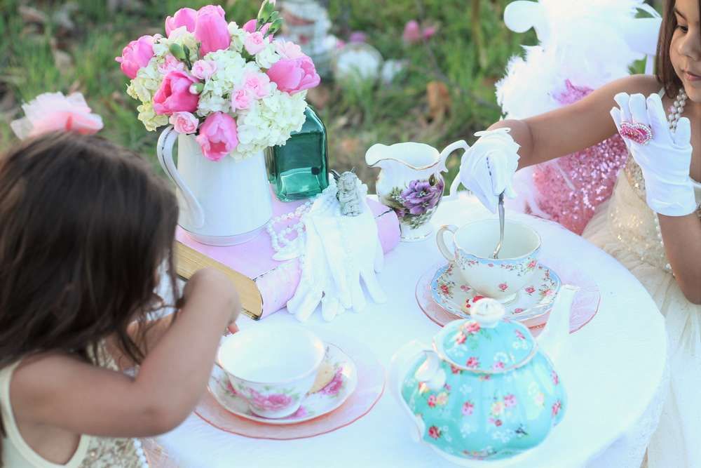 Tea Party Party Ideas | Photo 37 of 44 | Girls tea party, Birthday