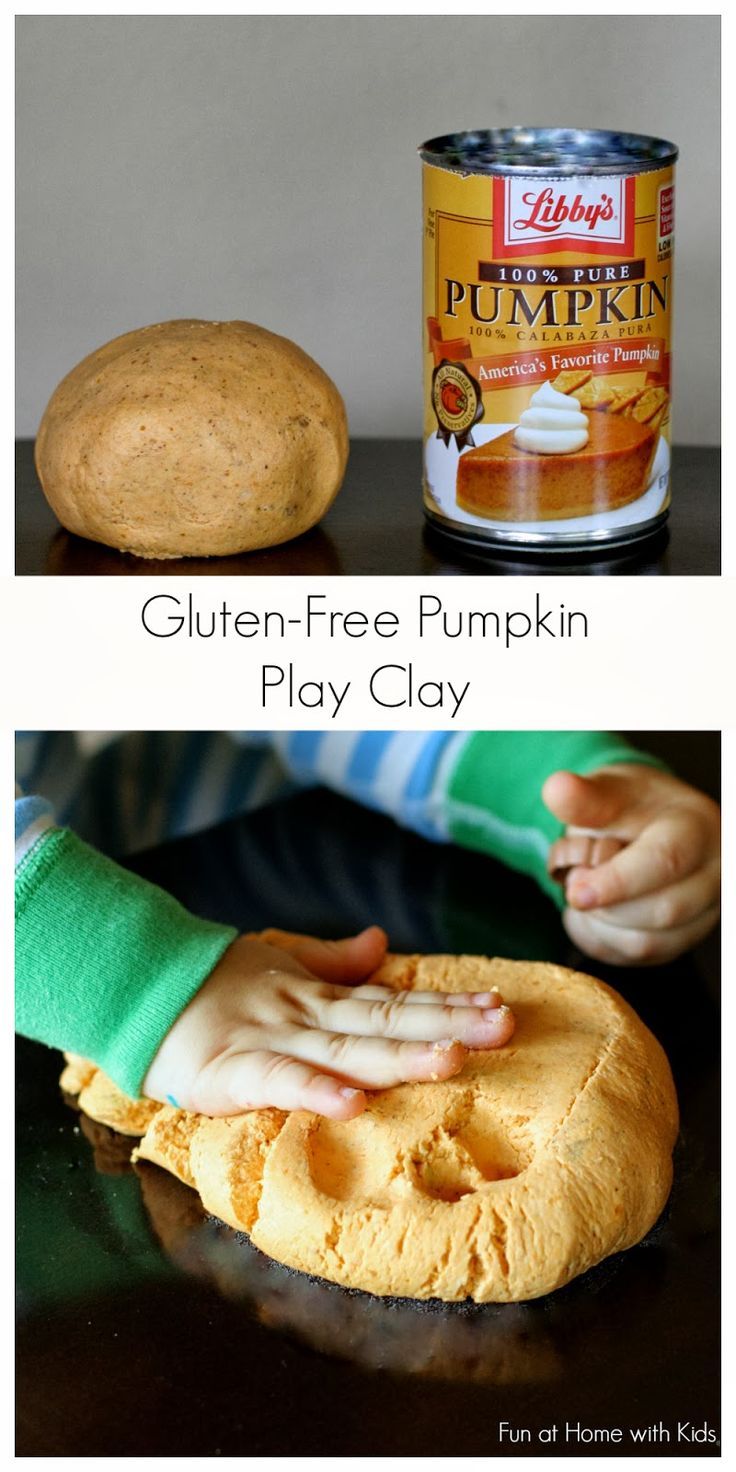 No Cook Gluten Free Edible Pumpkin Pie Play Clay #pumpkincraftspreschool