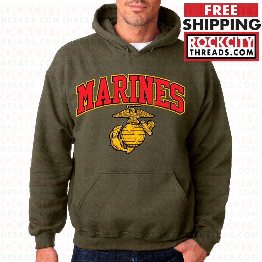 USMC sweatshirt hooded men/'s hoodie us marine corps sweat shirt hoody jumper