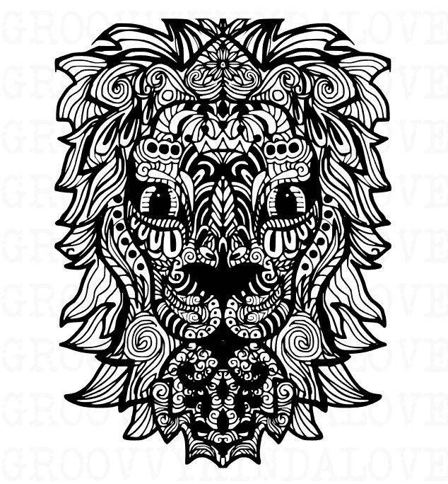 Free Free 157 Boho Lion Mandala Svg SVG PNG EPS DXF File