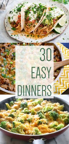 Quick and Easy Dinner Ideas for a Month