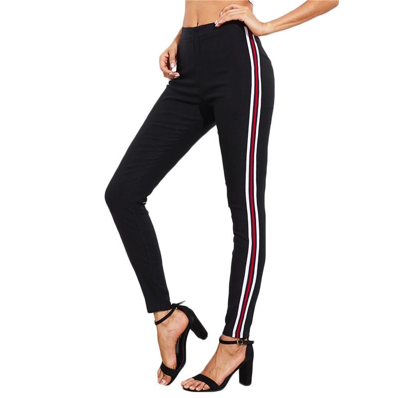 Side Stripe Trouser Trouser Me Em Me Em Side Stripe Trousers Casual Chic Style Stripe Outfits