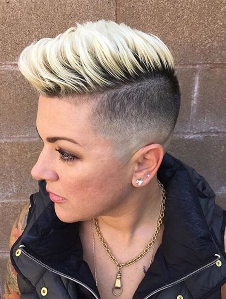 The Most Popular Short Haircuts For Modern Women Bloglet Com Rocker Hair Short Rocker Hair Pompadour Haircut
