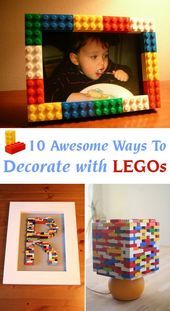 10 Awesome Ways To Decorate with LEGOs This image has get 0 repins. Author: Diana Voss #awesome #Decorate #Legos #Ways