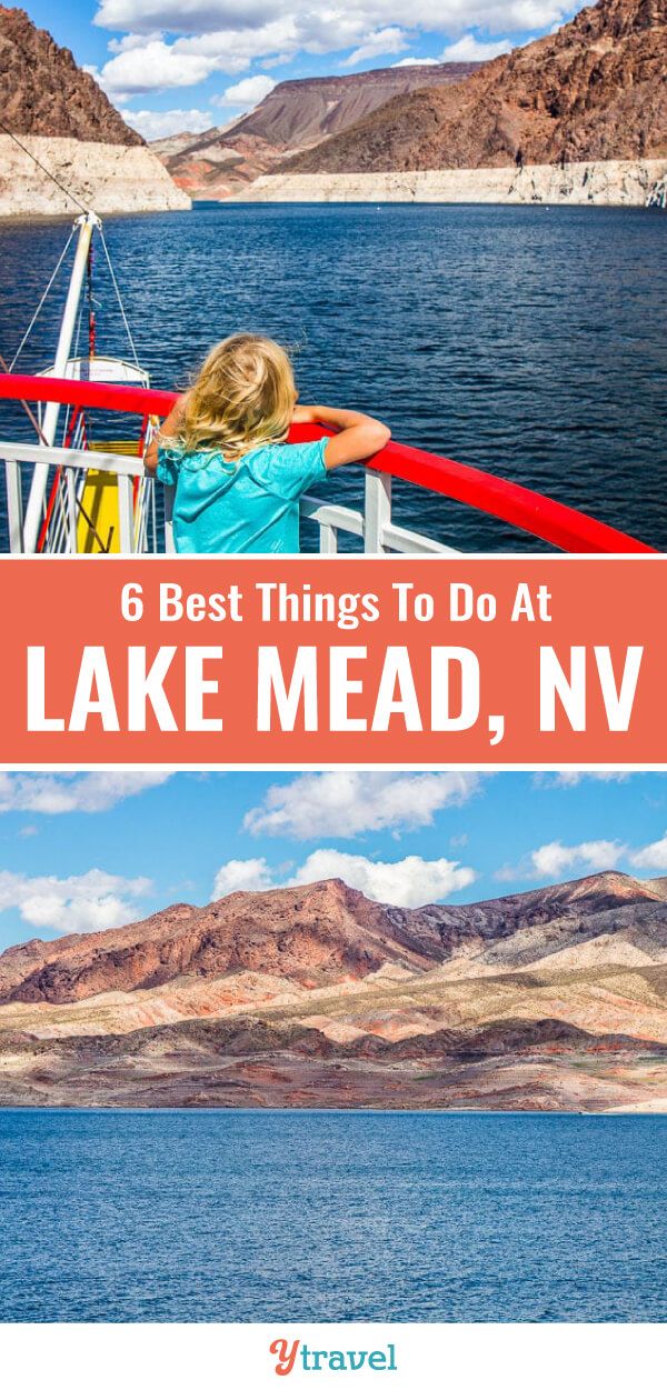 One of the best day trips from Las Vegas is to Lake Mead Nevada. Here are the 6 best things to do at Lake Mead, plus tips on tours, camping, RVing, driving tips, must see attractions such as the Hoover Dam, best hiking trails and biking tips, and how to get there! #LakeMead #Nevada #travel #traveltips #roadtrip #roadtrips #Nevadatravel Nevada Travel, Usa Travel, America Travel, Travel Tips, Las Vegas Attractions, Las Vegas Resorts, Lake Mead Nevada, Hoover Dam Tour, Vacations In The Us
