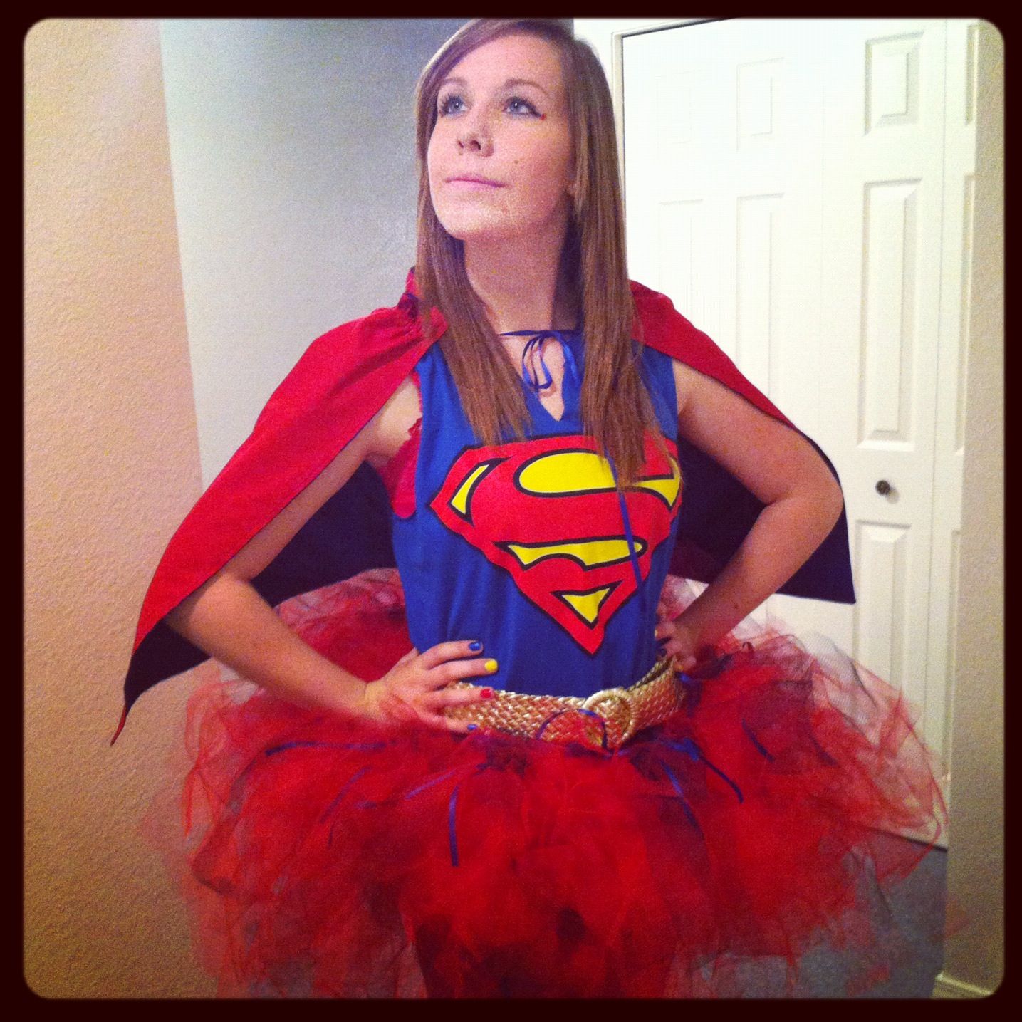 Halloween costume idea.. Superman with a tutu, girly yet