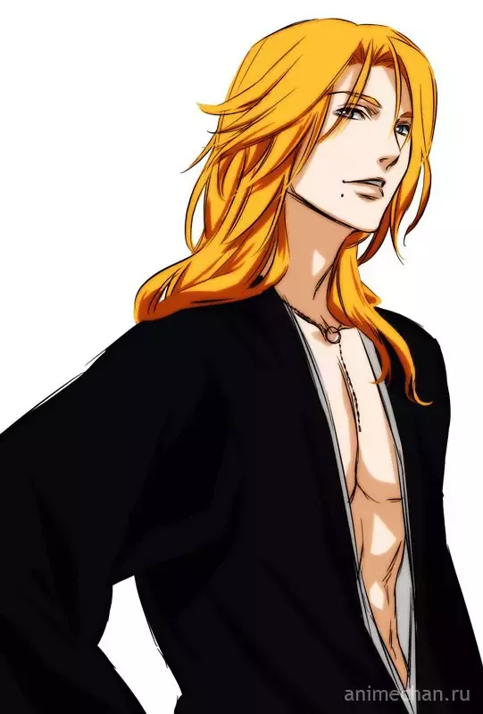 Orange hair anime male