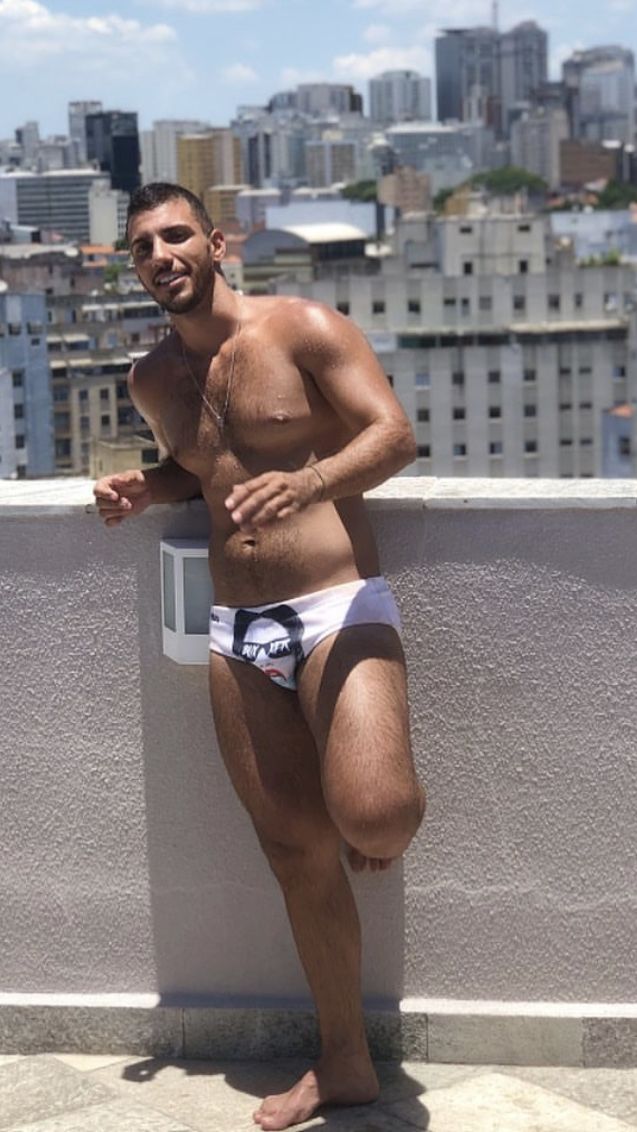 swimming in underwear Boys