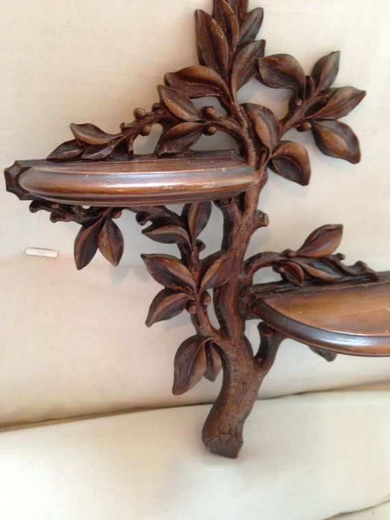 Vintage Syroco Wood Shelf Carving Furniture Designs Shelves - Syroco Wood Wall Decor Vintage Syroco Wood Shelf Carving Furniture Designs Shelves - Syroco Wood Wall Decor