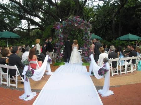 Patio Wedding South Florida S Cultural Arts Park Pinecrest