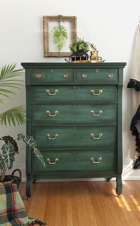 Empire Dresser Painted with a Layered Technique with Annie Sloan Chalk ...