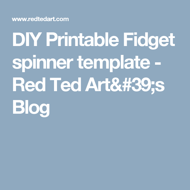 diy printable fidget spinner template project ideas diy fidget