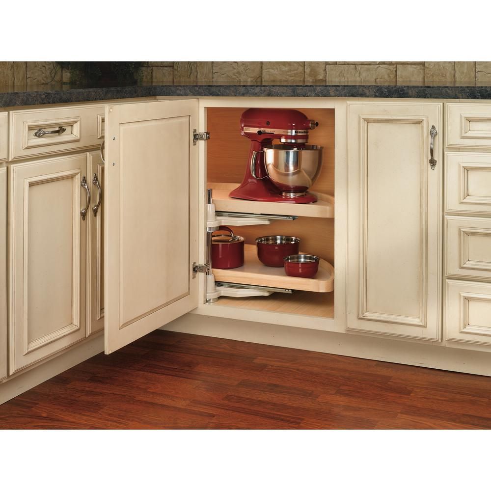 Broken Lazy Susan Turned Into A Trash Can Compartment First Remove Broken Lazy Susan Then By H Kitchen Cabinet Organization Cabinets Organization Lazy Susan