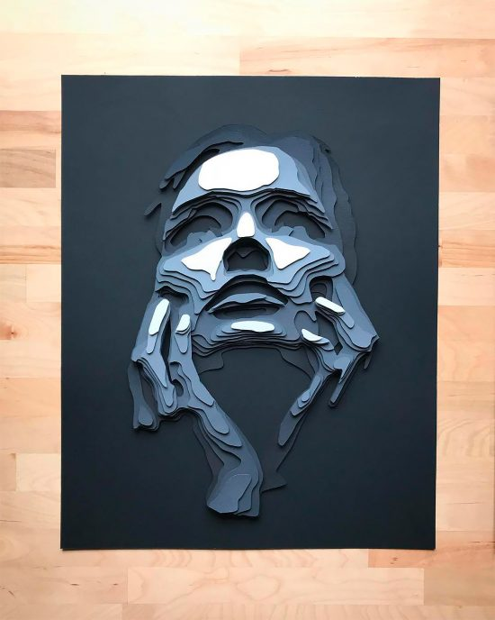 Layered Paper Portraits by Shelley Castillo Garcia Inspiration Grid Layered Paper Portraits by Shelley Castillo Garcia Inspiration Grid