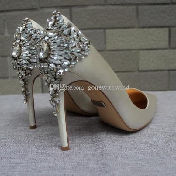 2017 New Arrival Bridal Shoes White Burgundy Blue Green Grey Black