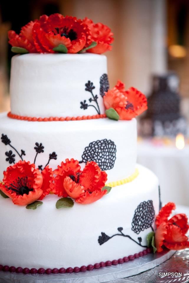 Make Fabulous Cakes on Instagram: ""In Flanders fields the poppies blow Between