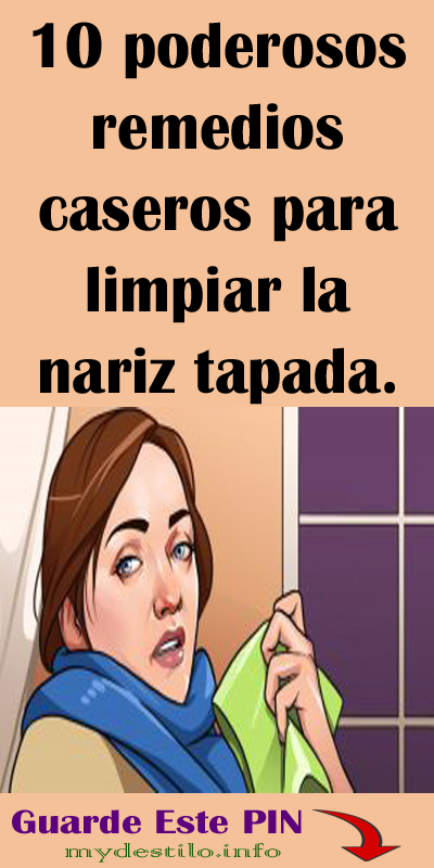 Como parar una nariz tapada