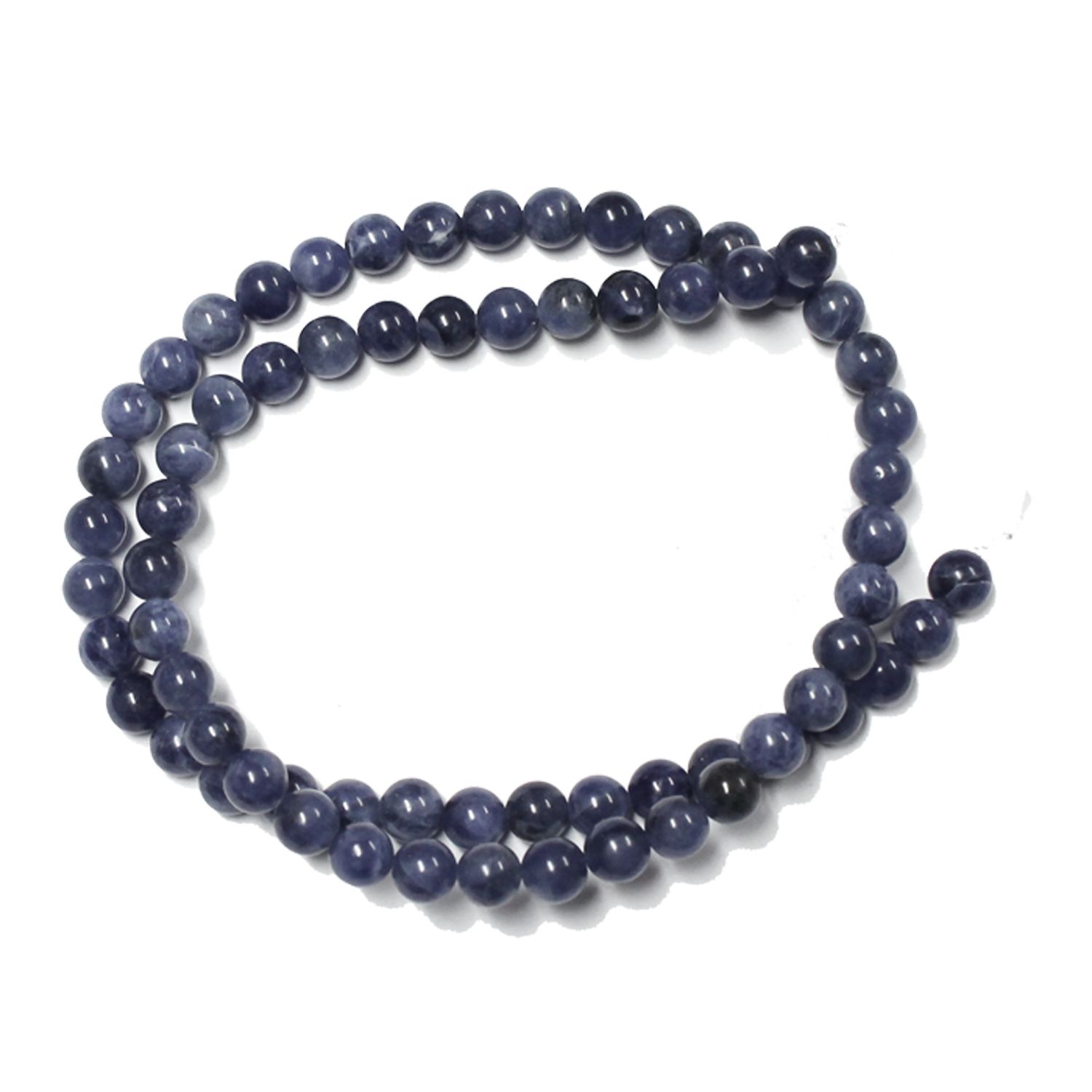 8 mm Real NATUREL BLEU LAPIS LAZULI Gemstone Round Beads Necklace 18/" AAA