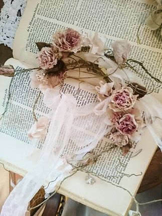 薔薇とすみれ 記事の画像 手作りの花 布花 花 薔薇とすみれ 記事の画像 手作りの花 布花 花