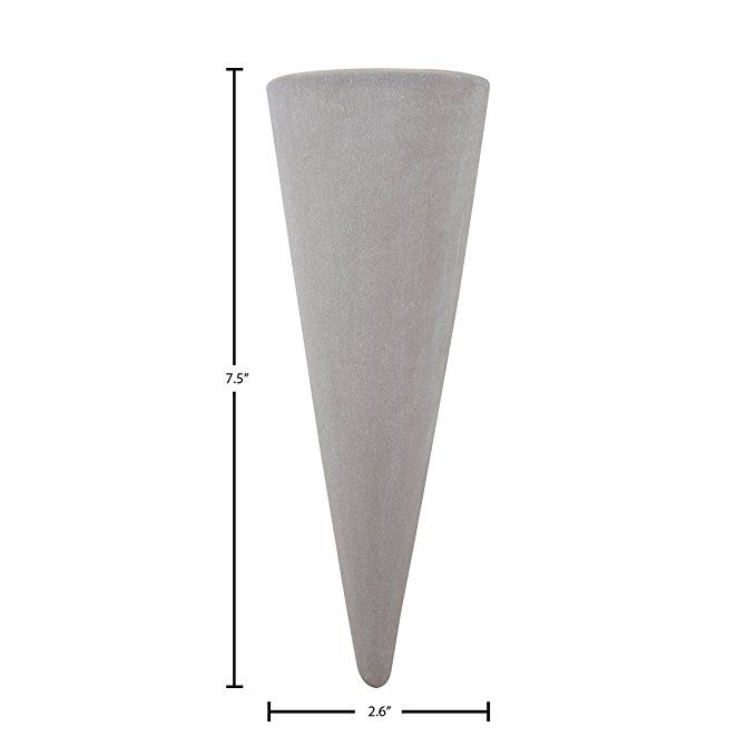 amazon com rivet modern earthenware cone shaped wall clown cone northern lights