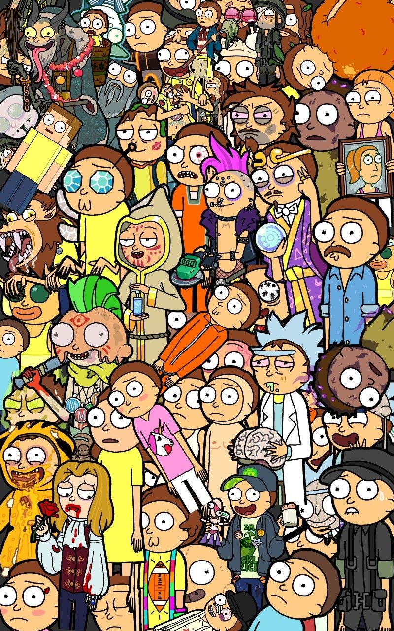 Morty S Multiverse Rick And Morty Rick And Morty Morty Wallpaper