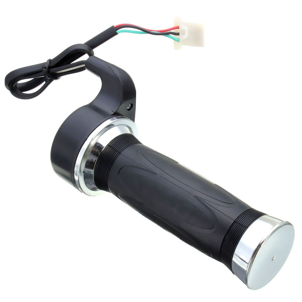 Electric Bicycle Throttle Grip E Bike 24V 36V 48V Scooter 7//8/" Handlebar