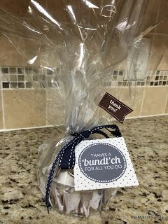 teacher appreciation bundt cake