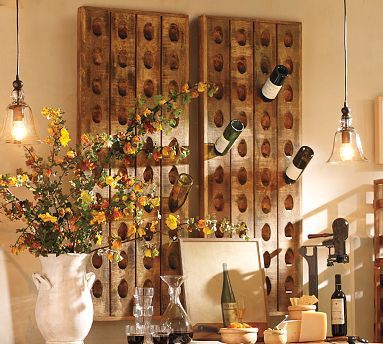 French Wine Bottle Riddling Rack Wall French Wine Bottle Riddling Rack