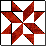 Diamond Star block tutorial. This makes a 12