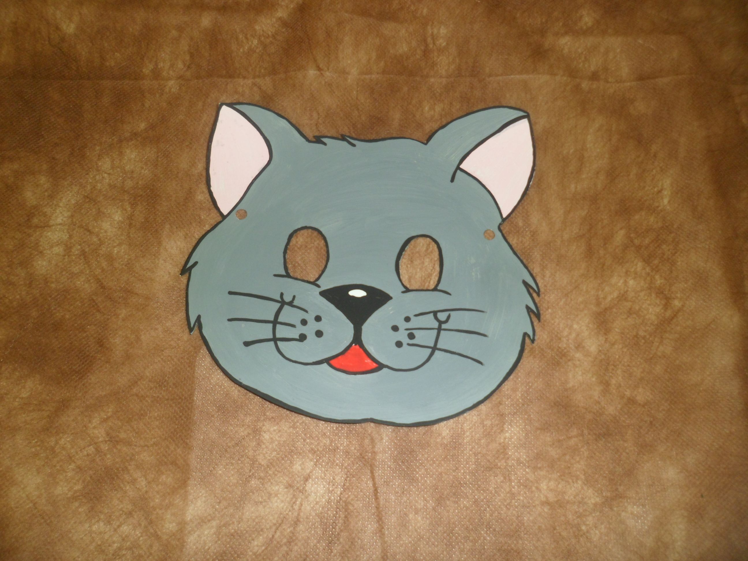 Gato M Scaras De Animais Em Papel Gato M Scaras De Animais Em Papel