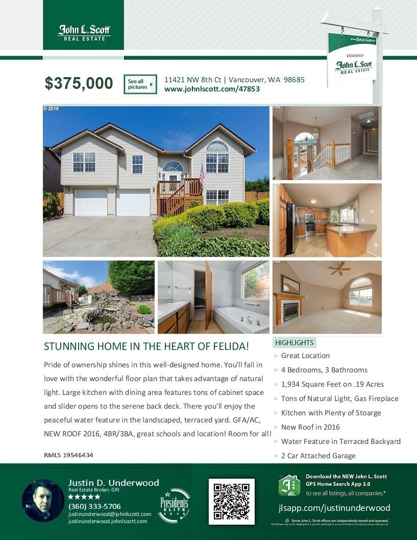 Real Estate For Sale At 394 900 Come And View This Beautiful Four Bedroom Two Full And One Half Bath 238 Craftsman Style Home Real Estate Fireplace Remodel