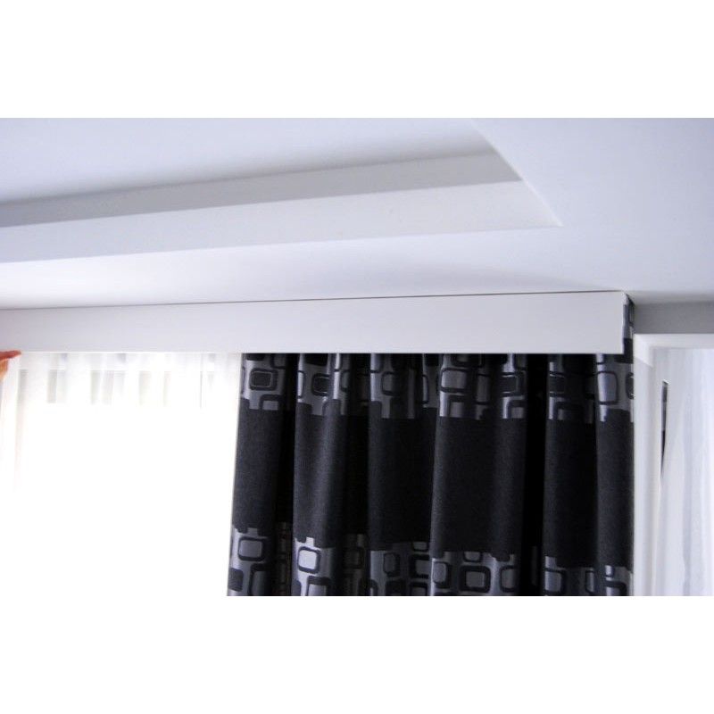 LK-01 Creativa Malowana na biało listwa do zabudowy karnisza gładka Stucco, Mouldings, Curtains, Led, Home Decor, Living Room, Blinds, Decoration Home, Room Decor