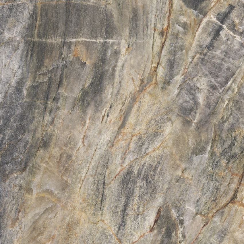 Szaro-beżowa płytka uniwersalna ze wzorem kamienia Cerrad Brazilian Quartzite Amber, wymiary 119,7x119,7 cm. Posiada rektyfikowane krawędzie i jest mrozoodporna. Quartzite, Brazilians, Hardwood Floors, Amber, Mats, Texture, Products, Wood Floor Tiles, Surface Finish