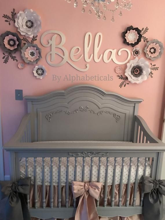 Nursery Name Sign Girl Boy Wooden Letters For Wall Decor Etsy Baby Girl Nursery Room Girl Nursery Room Baby Girl Room